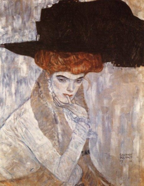 The Black Feather Hat  1910