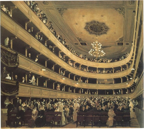 Auditorium in the Old Burgtheater, Vienna