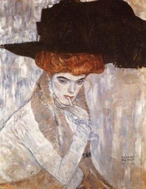Gustav Klimt - The Black Feather Hat  1910